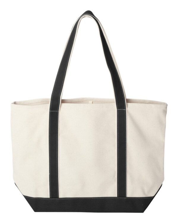 Natural Black tote bag - Image 2