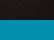 Black with Teal